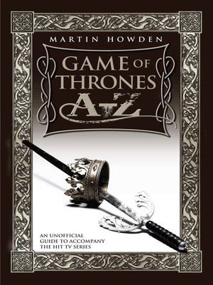 cover image of Games of Thrones A-Z
